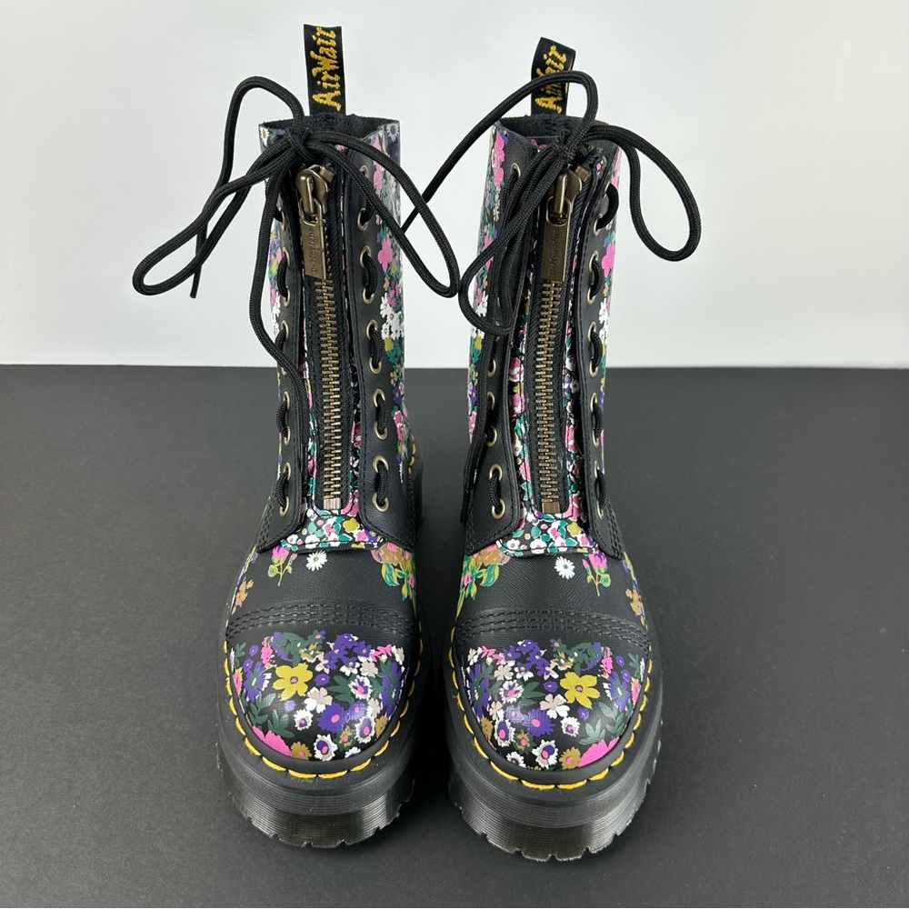 Dr. Martens Sinclair HI Vintage Floral Platform Boots